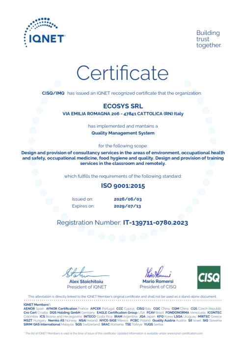 Certificato_IQNET
